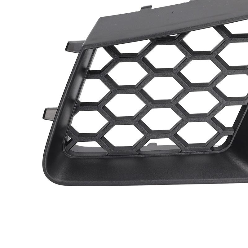1 Par Bil Framstötfångare Övre Grill Ersättning Vänster Höger Matt Svart För Seat Ibiza Cordoba Typ 6L 2002 2003 2004 2005-2009
