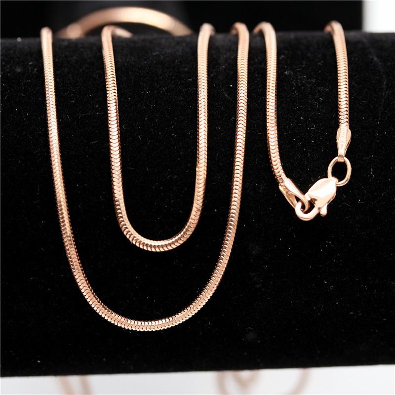Purple Gold Star Anise Shiny Snake Bone Colored Gold Necklace Wind Plated Rose Gold Collarbone Chain