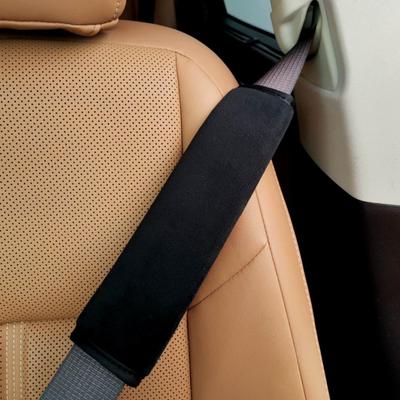 2 szt. Nakładki na pasy bezpieczeństwa samochodowe Odporne na zużycie Miękkie Regulowane Łatwe w montażu Uniwersalne Pokrowce na pasy bezpieczeństwa samochodowe Nakładki na ramię pasów bezpieczeństwa