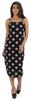 Inkmeso Womens Sexy Spaghetti Strap Dress Printed Bodycon Club Party Midi