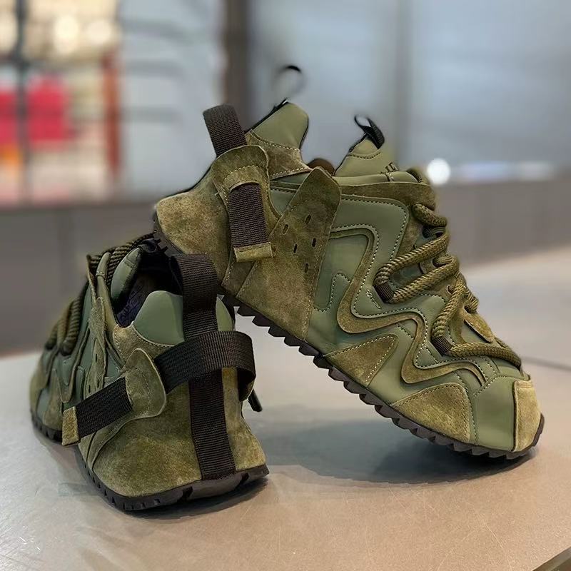 Winter High-end Casual Running Non-slip Sports Thick-soled Inner Height-increasing Dad Shoes