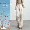 Pantaloni larghi da donna 100% lino HSTYLE