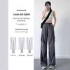 Women's Quick-Dry Wide Leg Summer Work Pants - Plus Size, Loose Fit, Floor-Length