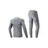 Anta Autumn Outdoors Series Lightweight Warm Fleece Casual Sports Suit Men suits 952546201-1