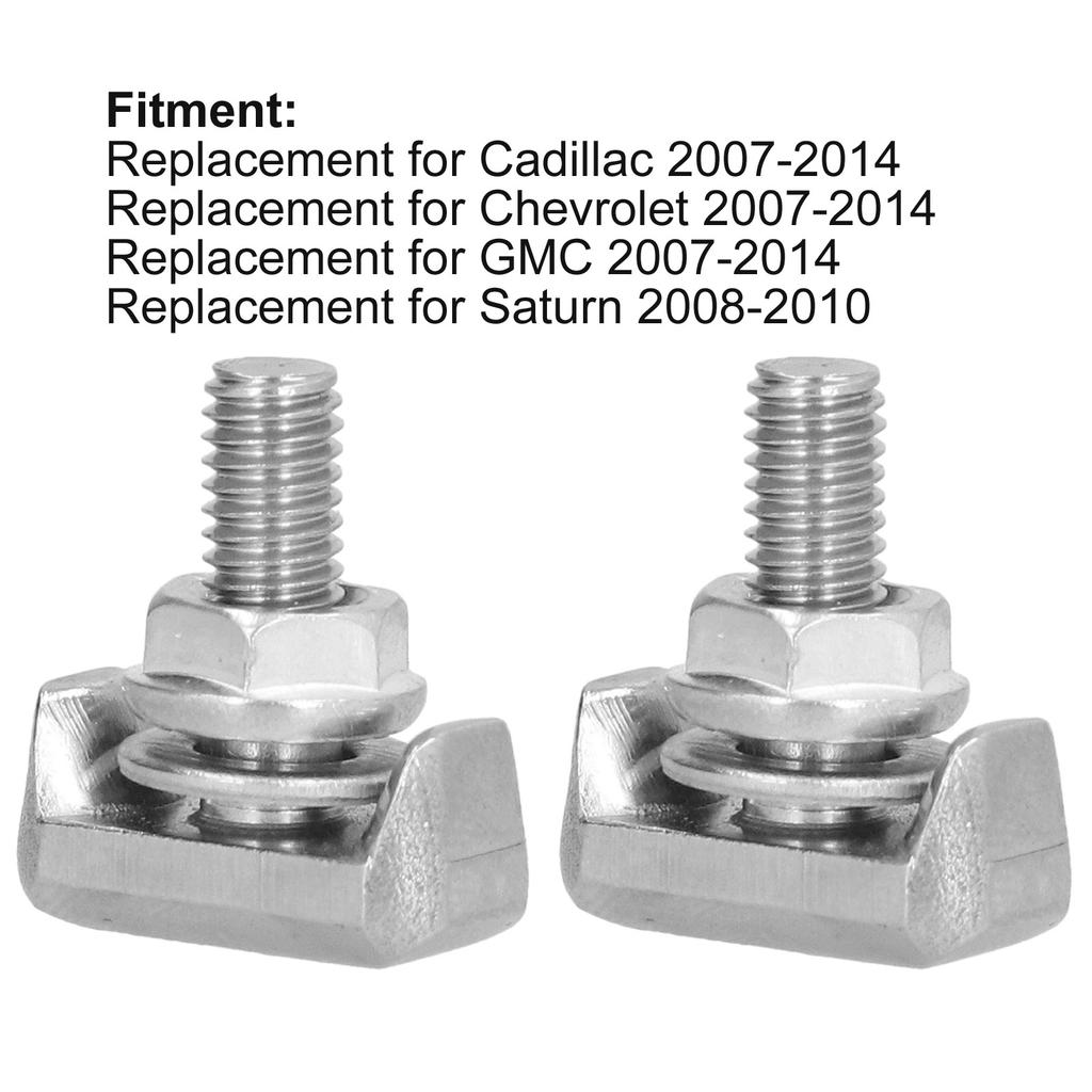 2pcs 19116852 Car Battery Terminal T- Stainless Steel 19116852 Replacement for Chevrolet 64740 Battery Cable  6X0915138