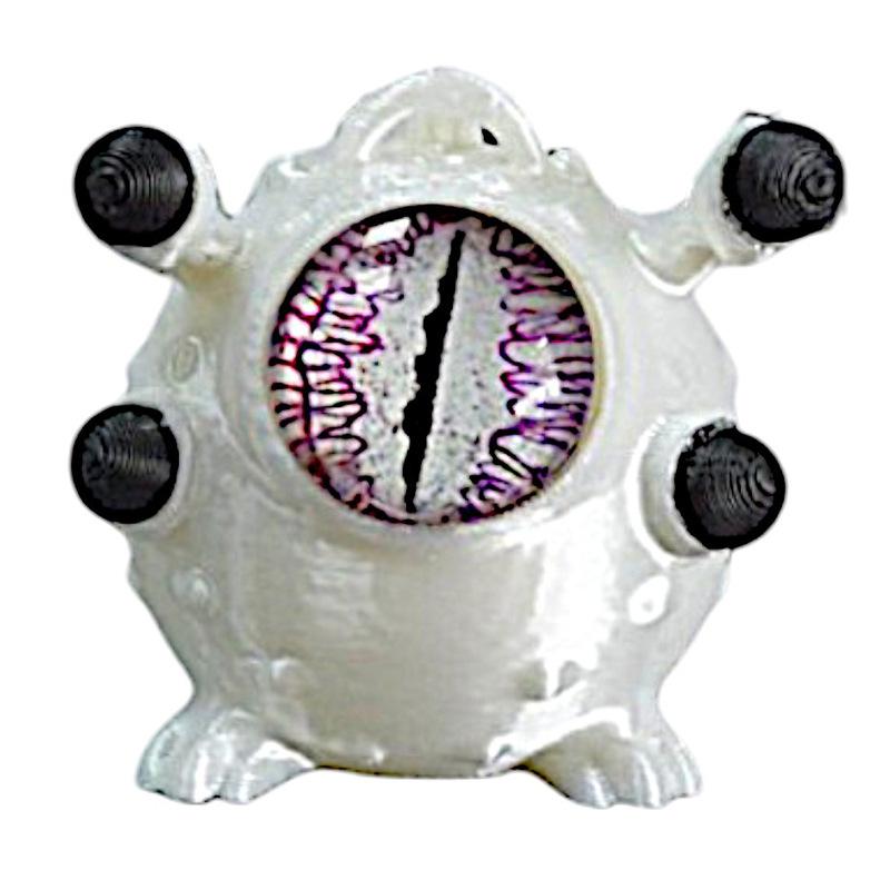 New 3D Printed Five-eyed Monster Cthulhu Big-eyed Creature Figurine with Realistic Eyes, Children s Toy, Gift, Figurine Small