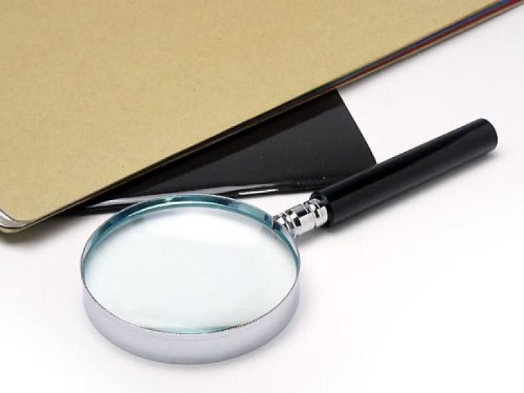 Clear Optics Handheld Magnifying Glass with 3x Magnification, 65mm, R-65