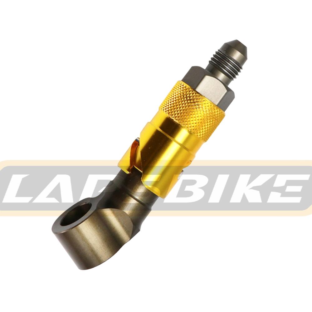 

CNC Aluminum AN3 Quick Release Connect Fitting Motorcycle Brake Line Oil Fluid Hose Fitting Adapter For Honda Yamaha Kawasaki Gold C