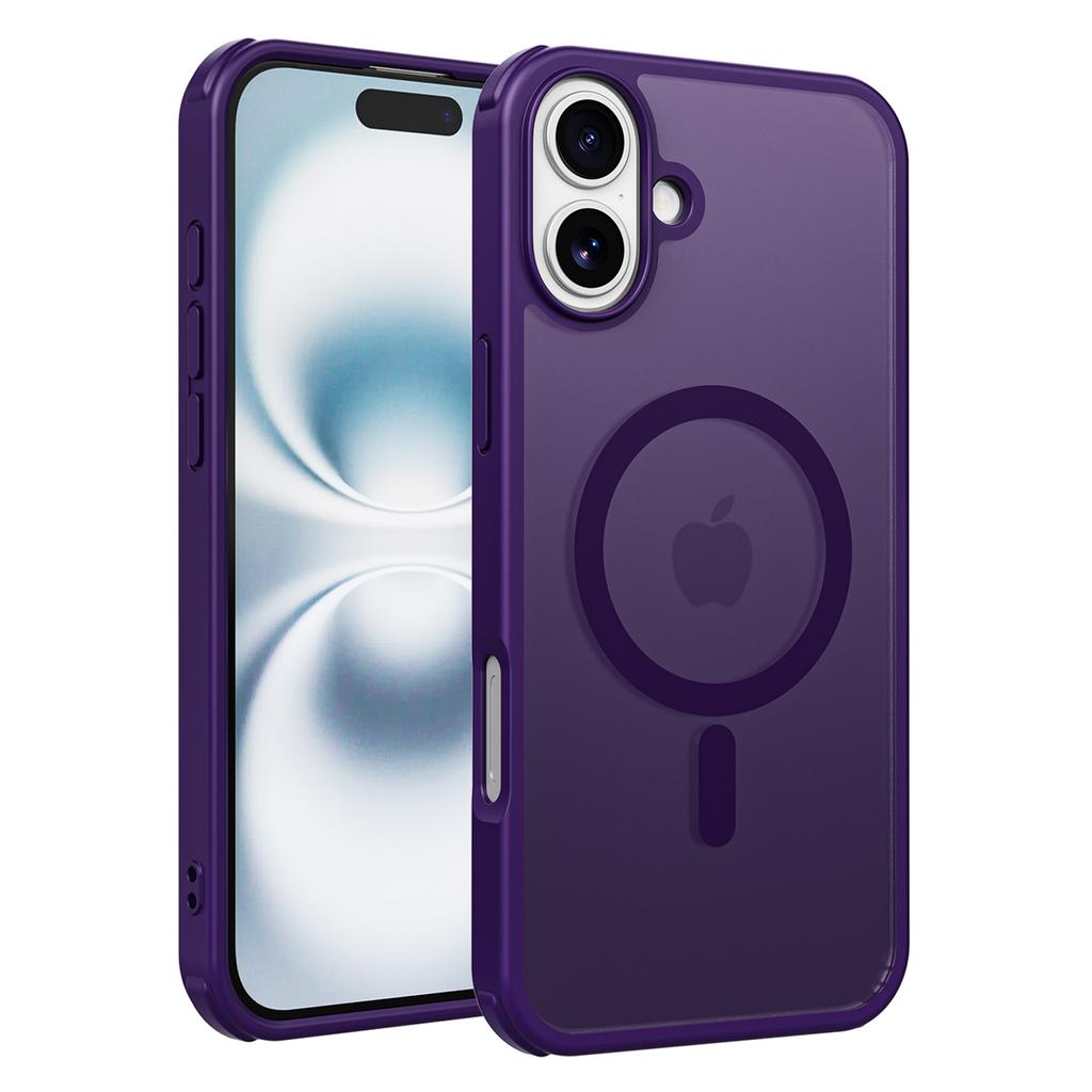 For iPhone 16 Plus Magnetic Case Compatible with MagSafe TPU+PC Phone Cover