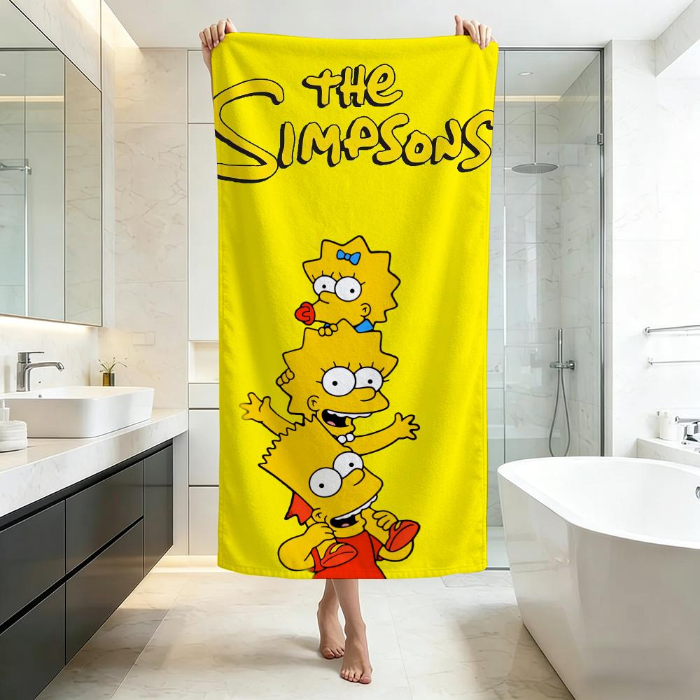 Funny-The SimpsonsS Towel Five-Star Hotel Quality Eco-Friendly Ultra Soft Thick Towels & Beach Towels