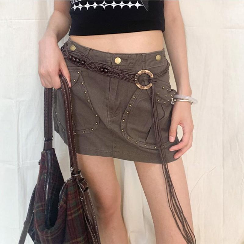 Vintage Ethnic Style Handwoven Waist Rope Women'S Dress Decorative Waist Chain Versatile Bohemian Y2K Belt