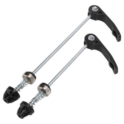 1 Paar Set Fahrrad Vorne Hinten Schnellspanner Spieße Verschleißfest Fahrrad Schnellspanner Hebel Schwarz