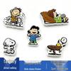 Snoopy PVC Cartoon Shoe Accessories - Versatile Flower Buckles for Hole Shoes