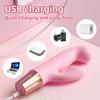 Rabbit Vibrator for Women Dual Stimulation G Spot Clitoris Massager Mini Bullet Vibrator Female Sex Toy