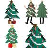 2023 Christmas Stylish Tree Cosplay Costume With Cozy Foot Covers For Holiday Events