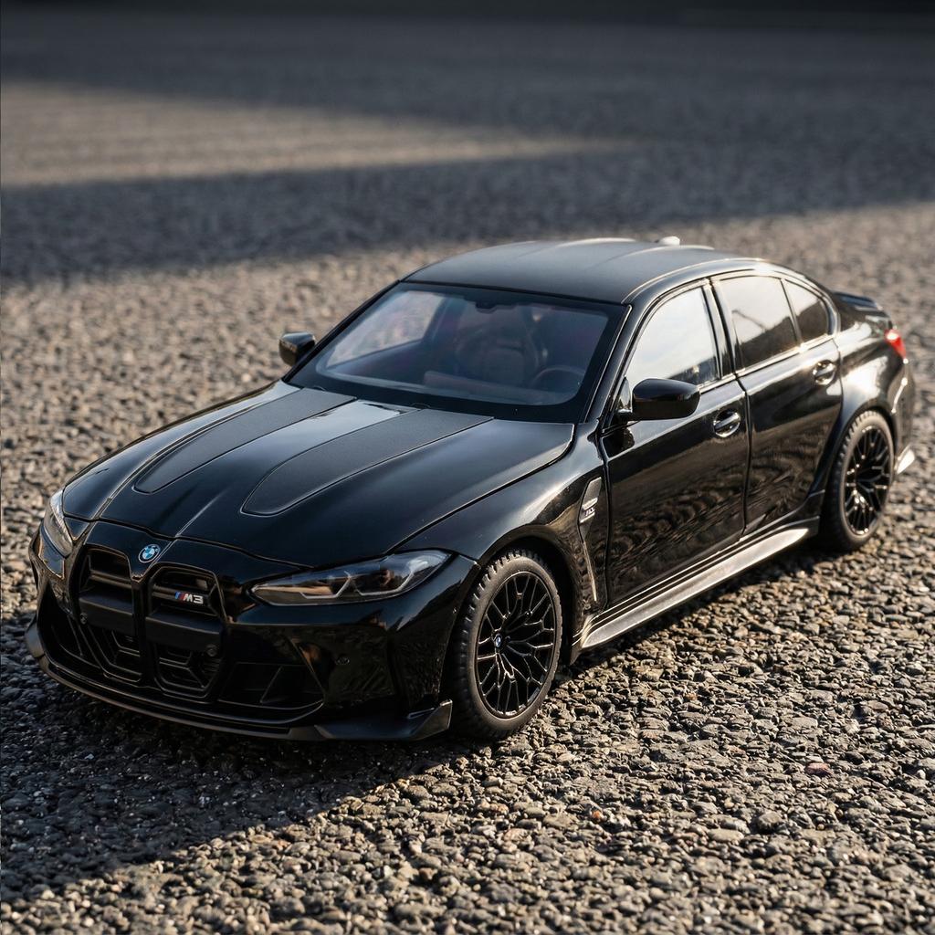 1:24 BMW M3 CS LCI G80 Mpower Supercar Alloy Model Car Toy Diecast Metal Home Trendy Ornaments & Computer Desktop Decoration Toy