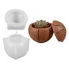 Basketball Baseball Shape Silicone Molds Multipurpose Silicone Molds For Handmade Candle Cup Storage Box Home Decoration