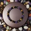 Natural Stone Bracelet Tiger Eye Amethyst Obsidian Fashion Jewelry For Men Women