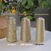 Silver Gold Hollow Yarn Butterfly Yarn Double Core-spun Yarn Wiring Handmade DIY Crocheted Woven Bag 100g