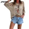 JPNTKY Women's Fashion Casual Long Sleeve V-Neck Blouses & Shirts