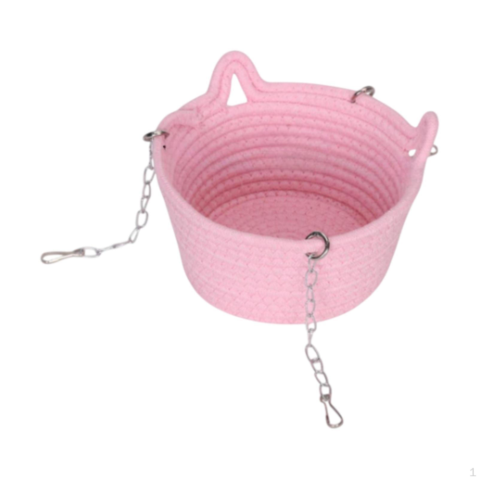 

Гамак для шиншиллы, Подвесной домик для крыс, Кровать-корзина для питомца, Сахарный поссум Pink