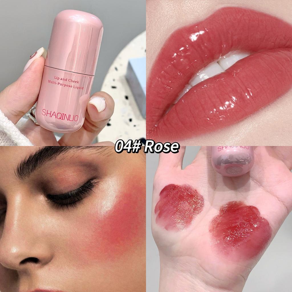 SHAQINUO Lip and Cheek Multi-Purpose Liquid Lip Gloss