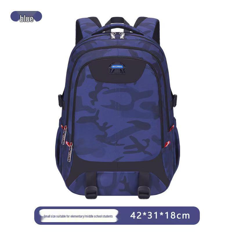 Camouflage Schoolbag: Ergonomic Backpack with Multi-Compartments for Students and Adults