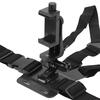 Plastic Black Adjustable Chest Harness Strap Convenient Hanging Safety Belt for Gopro Motion Camera
