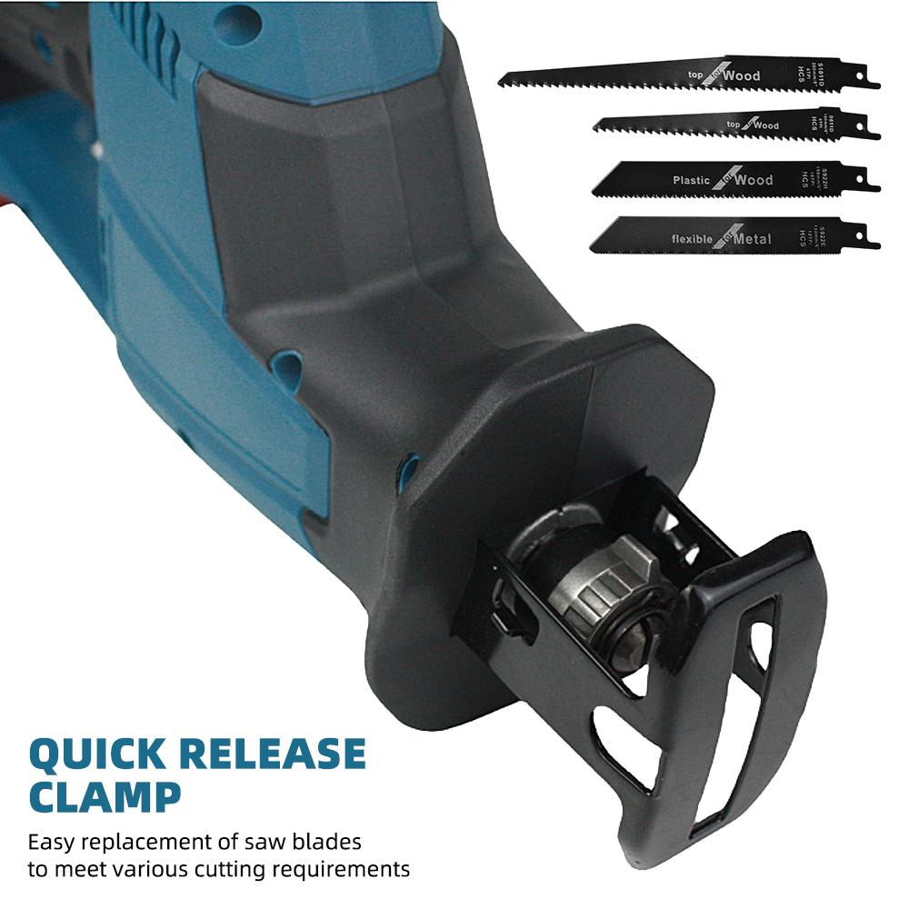 Cordless Electric Reciprocating Saw for Makita Household Brushless Wood Metal Cutting Saw Lithium Battery Saber Saw Power Tool