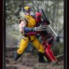 Deadpool & Wolverine Action Figure Joint Movable Collection Model Desktop Ornaments aAssembly Toys Festival Gif