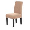 Stretch Dining Chair Covers Feature Textured Checked Jacquard Fabric Parsons Chair Slipcover Thick Chair Protectors