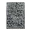 Living Room Rug In Viscose with Silky Effect Dark Grey 120x170