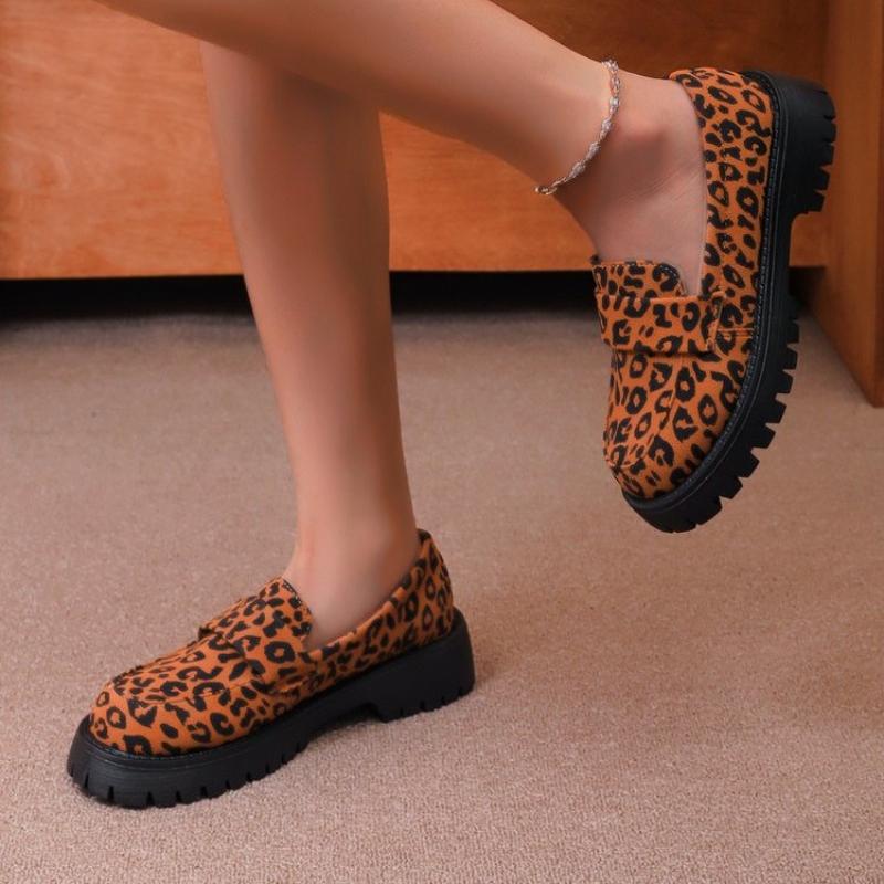 Fashion Simple and Versatile PU Waterproof Women's Loafers 2025 Spring and Autumn Casual Flat Non-slip Shoes for Women Zapatos De Mujer