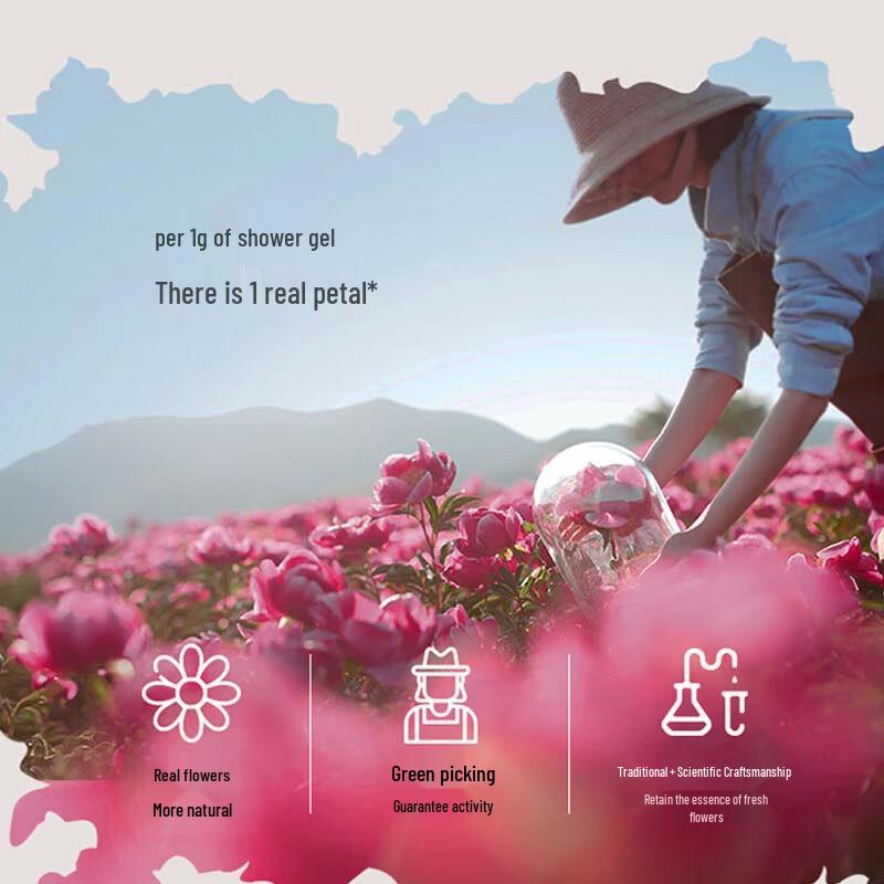 KOOSTING Rose Petal Fragrance Shower Gel