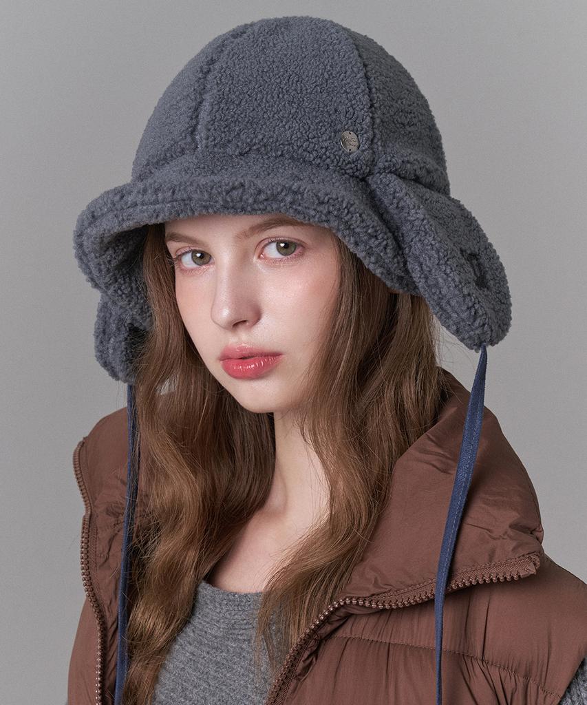 Hwaiteusaenjeu Boucle Round Bucket Hat Oliver (5 Colors)