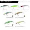 Daiwa Shoreline Shiner Z Set Upper Slim 95F Pink Head Clear Chart 95mm