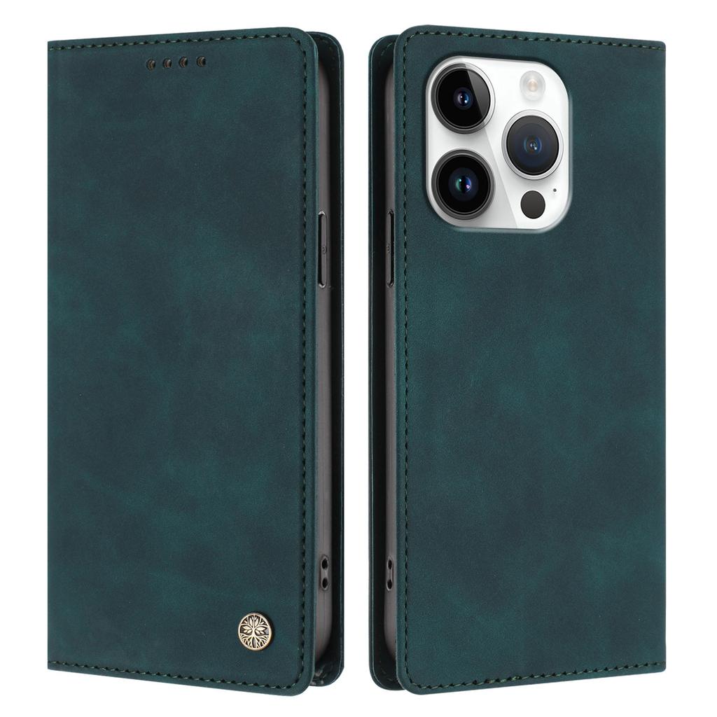 For iPhone 16 Pro HX Case RFID Blocking Wallet Stand Leather Flip Phone Cover