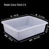Redqisheng Rectangular Plastic Storage Box Set