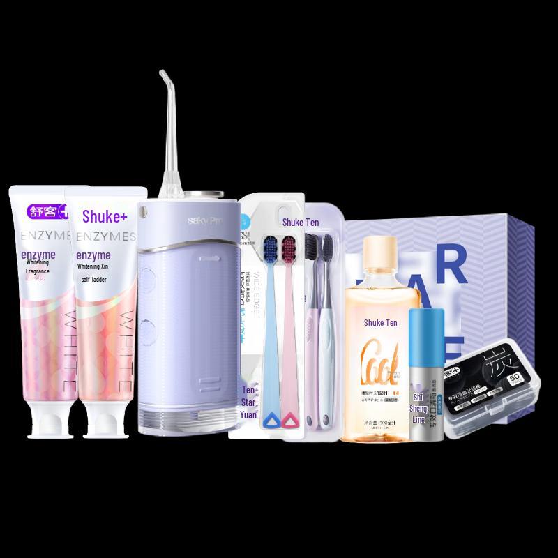 

Shuke 8-Piece Oral Care Water Flosser Kit