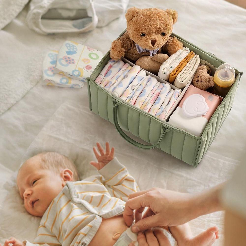 Large Capacity Baby Wipes Organizer Portable Diaper Storage Handbag Travel