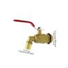 Drum Faucet with Lever Handle Threaded Spigot ORings LeakResistant Barrel for