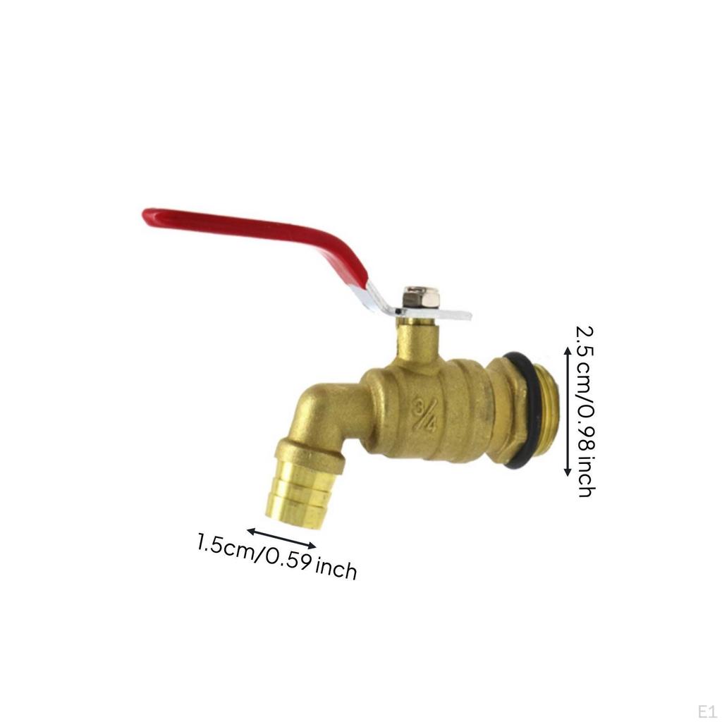 Drum Faucet with Lever Handle Threaded Spigot ORings LeakResistant Barrel for