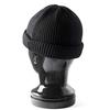 [Lototo] R5021 Cotton Roll-Up Beanie (One Size, Black)