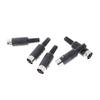 5pcs/lot DIN Male Plug Cable Connector 5 Pin with Plastic Handle Black Color Wholesale