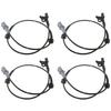 4X For Peugeot 307 308 408 3008 Citroen C4L Back Wheel Speed Sensor Front & Rear ABS Speed Sensor ABS Sensor 9811802580