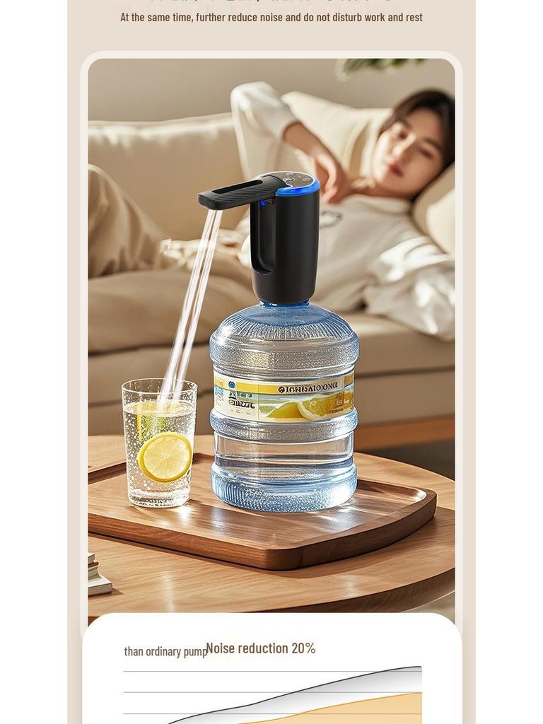Double Pump High-Output Electric Bottled Water Dispenser for Home Use