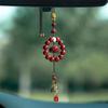 Versatile Car Hanging Ornament Lotus Rearview Mirror Pendant  Car Interior Supplies