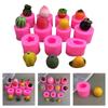 11Pz Stampi Professionali in Silicone a Forma di Frutta per Decorazione Torta Vaschetta per Ghiaccio Strumento per Dessert Facili da Pulire Facili da Sformare