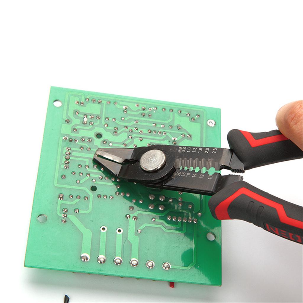 6.5Inch Multifunctional Wire Stripper Pliers Cable Cutter for Electricians and DIY Enthusiasts with Ergonomic Handle