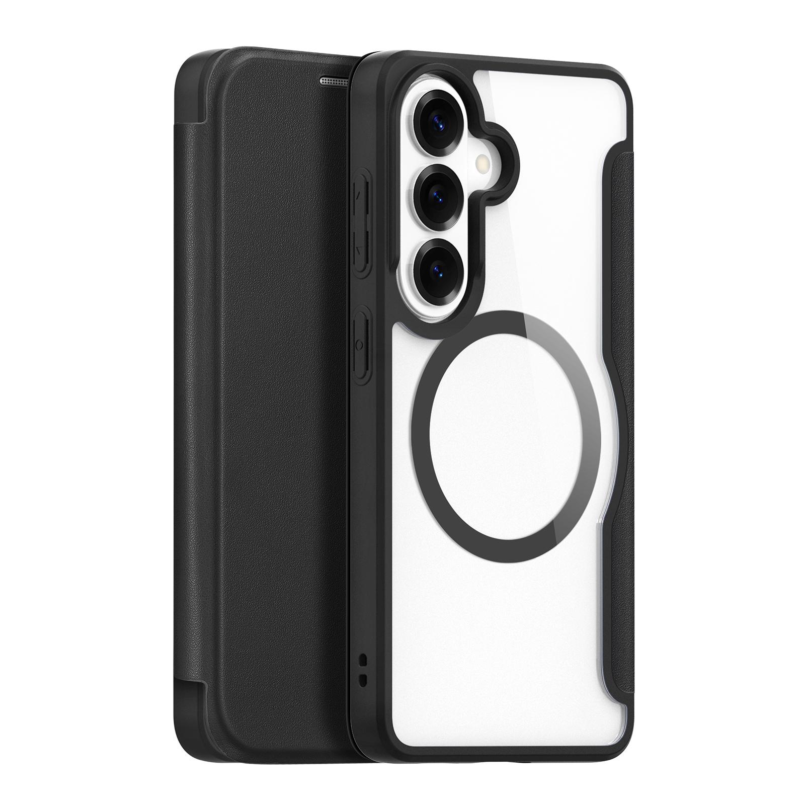 For Samsung Galaxy S26+ Magnetic Case DUX DUCIS Skin X Pro Series Flip Leather Cover